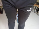 彪马（PUMA）运动裤男裤 26新款健身跑步宽松梭织快干束脚卫裤透气长裤男 【主推款】黑色-彪马白/梭织干爽 XL 185【推荐体重160-180斤】 实拍图