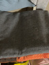 槿城大尺寸围巾超长韩国秋冬款加厚围巾保暖男女纯色流苏披肩Y2352 灰色 长230cm*宽83cm 实拍图