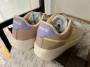 鸿星尔克女鞋板鞋红星旗舰运动鞋冬季新款增高轻便休闲鞋子女款百搭小白鞋 微晶白/雾粉 39 实拍图