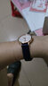 卡西欧（CASIO）女表sheen系列钢带蜜桃金蓝宝石镜面石英日韩表学生送女友礼物 SHE-4540CGM-4A +蓝色定制皮带 实拍图