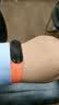 简苏 适用小米手环5/6智能mi手环7nfc腕带mi band4硅胶3替换6纯色腕带mi6纯色替换带 橙色 小米腕带5/6代/NFC 实拍图