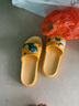 安尚芬踩屎感凉拖鞋女士室内外卡通可爱EVA舒适软底夏季防滑一字拖男款 粉色【卡通熊】 36-37 适合35-36 实拍图