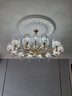 韵钰轻奢客厅欧式水晶吊灯现代简约大气餐厅卧室新款北欧全屋灯具套餐 18头（三色LED光源）吸吊两用 实拍图