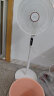 澳柯玛（AUCMA）遥控电风扇/台扇/轻音落地扇/家用空气循环扇/宿舍小风扇/办公电扇/小米白 FS-35D909(Y) 实拍图
