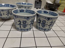 光峰 日式茶杯日本进口茶具陶瓷品茗杯功夫茶杯单杯主人杯180ml家用小茶杯子 蓝凛堂-福字 实拍图