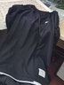 花花公子（PLAYBOY）运动套装男半袖短裤套装休闲两件套青少年宽松夏季套装男装透气 黑色套装 XL （125斤-135斤） 实拍图