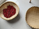 诺予安竹编制品收纳筐竹筐竹编筐簸箕竹筛子竹匾圆簸箕竹制品装饰 A款外径42高13cm 原竹 实拍图