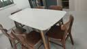 韵存家居 餐桌 实木餐桌 岩板餐桌 新中式北欧白蜡木餐厅长方形饭桌  白蜡木餐桌+餐椅*6  【1.6米哑光岩板桌面】 实拍图