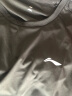 李宁短袖T恤速干【线下同款】运动短袖男女吸汗透气跑步上衣黑色3XL 实拍图