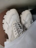 思加图2025新款星河蝴蝶老爹鞋厚底透气休闲运动鞋ECE11AM5 闪耀米白【清透网纱面】 36 实拍图