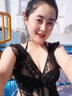 柯帛（KEBO）连体泳衣女 黑色蕾丝钢托聚拢性感遮肚显瘦平角裙式度假温泉泳衣 2067-黑色 L（102-115斤） 实拍图