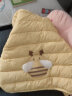 乖奇熊男女宝宝连帽羽绒服冬季保暖加厚外衣上装婴儿造型可爱白鸭绒外套 明黄色/小蜜蜂 100cm 实拍图