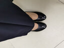 爱步（ECCO）女鞋秋季优雅浅口粗跟黑色单鞋高跟鞋 雕塑45 230203海外直邮 01001 35 实拍图