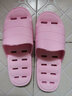 惠夫人浴室拖鞋男大码居家速干防滑日式静音洗澡漏水镂空夏季拖鞋男女款 麻花漏水 粉色 40-41码（适合39-40码穿） 实拍图