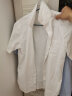 南极人（Nanjiren）男士短袖衬衫商务休闲正装 男装半袖工装职业衬衣 XGZDX601 短袖白色39 实拍图