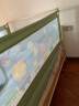 M-Castle慕卡索德国床围栏婴儿童床上防摔床护栏宝宝床边防掉床挡板 冰绿色1.5米/单面装 实拍图