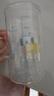 小土豆玻璃杯儿童牛奶杯子带刻度耐热吸管水杯带把手tritan学饮杯早餐杯 420ml 小狗(高硼硅玻璃) 实拍图