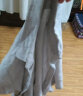 极麻清新基础短袖棉麻衬衫男士休闲青年夏季宽松半袖亚麻衬衣 灰色 XL（140-160斤左右） 晒单实拍图