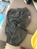 季骆森运动裤男春秋季宽松棉质束脚收口小脚加绒加厚大码健身休闲长裤子 深灰拉链款【春秋常规款】 4XL 实拍图