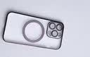 卡莱澳 【不易发黄】苹果15pro手机壳iphone15Pro电镀磁吸保护套带镜头膜全包超薄防摔壳 黑色 实拍图