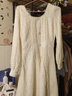 拓涩（TUOSE）连衣裙2023春秋新款很仙的法式小众收腰显瘦流行百搭长袖气质中裙 乳白色 S 实拍图