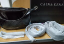 Cain Kenna CK1-201397女包小包腰包单肩斜挎包链条马鞍官网包包2023新款 黑色（银色五金） 晒单实拍图