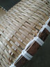 小栱枝  手工竹编制品竹簸箕竹筐篮竹筛子馒头收纳箩筐水果洗菜农家用沥水 原竹外径50cm高15cm 实拍图