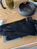 啄木鸟羊毛手套男冬季可触屏时尚保暖羊绒舒适分指加厚加绒防风开车骑行 羊毛加绒时尚黑色 实拍图