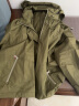 衣典零一（LEDIALYI）2024春秋季女装新款时尚休闲洋气中年小个子短外套女风衣夹克上衣 绿色 M（建议118斤内） 晒单实拍图