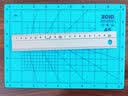 田岛（TAJIMA）田岛工具直尺美工刀防护导向尺30/45/60厘米广告裁切绘图工具防滑 银色直尺20厘米 实拍图