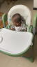 科巢宝宝餐椅婴儿童吃饭餐桌座椅子家用可坐可躺多功能折叠便携式 印花 加西绿-平稳加固可折叠（35cm加宽版） 实拍图
