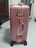 EAZZ【一体铝框】行李箱铝框拉杆箱万向轮旅行箱男女学生密码箱皮箱子 【升级一体化铝框】玫瑰金 24英寸 35%选择中短途3-10天 实拍图