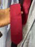 HLA海澜之家领带男含桑蚕丝箭头形宴会红色领带男HZLAD3Y030A 紫红条纹30 145cm 晒单实拍图