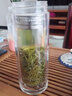 壹滴水（edish）玻璃杯双层耐热水晶茶杯商务男女玻璃杯子办公泡茶杯礼品 圆形直杯 350ml 实拍图