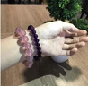 赵氏恒玺 收藏级乌拉圭紫水晶手链女天然水晶手串手链饰品父亲节礼物 收藏级紫水晶【直径8mm+质检证书】 实拍图