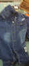 苏京猫刺绣牛仔外套男秋冬季潮牌韩版百搭男士夹克修身帅气休闲上衣男装 蓝色 3XL 实拍图