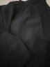 莫代尔黑色阔腿裤女裤子夏季2024年新款窄版直筒高腰修身显瘦垂感西装裤 黑色 L码（适合101-110斤） 晒单实拍图