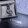 西铁城（CITIZEN） 男表时尚简约商务防水光动能男士腕表礼物送男友BM7460-88E BM7460-88E  商务黑盘钢带 实拍图