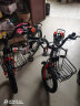 永久（FOREVER）儿童自行车男女款小孩单车可折叠脚踏车4-6-8-10岁辅助轮18寸橙色 实拍图