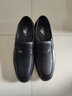 卡帝乐鳄鱼（CARTELO）套脚商务正装头层牛皮男士潮流低帮中老年爸爸皮鞋1053 黑色 39 实拍图