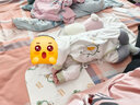 翘脚鸭婴儿衣服新生连体衣春秋款纯棉满月宝宝贴身打底睡衣刚出生秋冬季 牛油果2件（系带）【四季款】 66cm 【建议3-6个月体重12-15斤】 实拍图