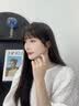 黛米 流光溢彩 S925银蓝宝石戒指彩虹色排戒开口戒圈送女友生日礼物 实拍图