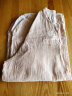 无印良品（MUJI） 女式 木棉混双层纱织五分袖束腰长上衣内搭罩衫衬衫BC2J1C4S 烟熏橙色条纹 L(165/88A) 晒单实拍图