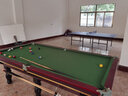 PNT 台球桌标准成人家用美式黑8台球案高档落袋中式黑八桌球台二合一 8尺 豪华款2.58米【6脚】 实拍图