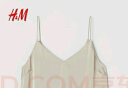 H&M女装背心吊带夏季女流行时尚外穿纯色缎面吊带衫0968630 浅米色 165/96 晒单实拍图
