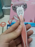 吉列（Gillette）维纳斯剃毛刀女士专用美肤手动除毛刀刮毛刀 白茶刀5刀头1刀架 实拍图