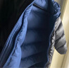 保姆鹅  儿童羽绒服宝宝中长款护脸加厚鸭绒外套防风保暖童装冬装 藏蓝 120 实拍图