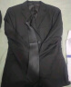 卡度顿 西服套装男三件套修身商务西装职业正装外套男新郎伴郎结婚礼服 黑色(外套+西裤+衬衫) 6XL【185-200斤】+7件礼品 实拍图