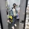 查尔斯桃心【王楚然同款】男女情侣同款冬季加厚棉衣棉服面包服 月光蓝 XL 实拍图
