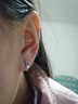 缔晶银耳夹女无耳洞耳骨夹免打孔耳钉百搭耳饰品生日礼物送女友老婆 E176音符耳夹-不需打耳洞 实拍图